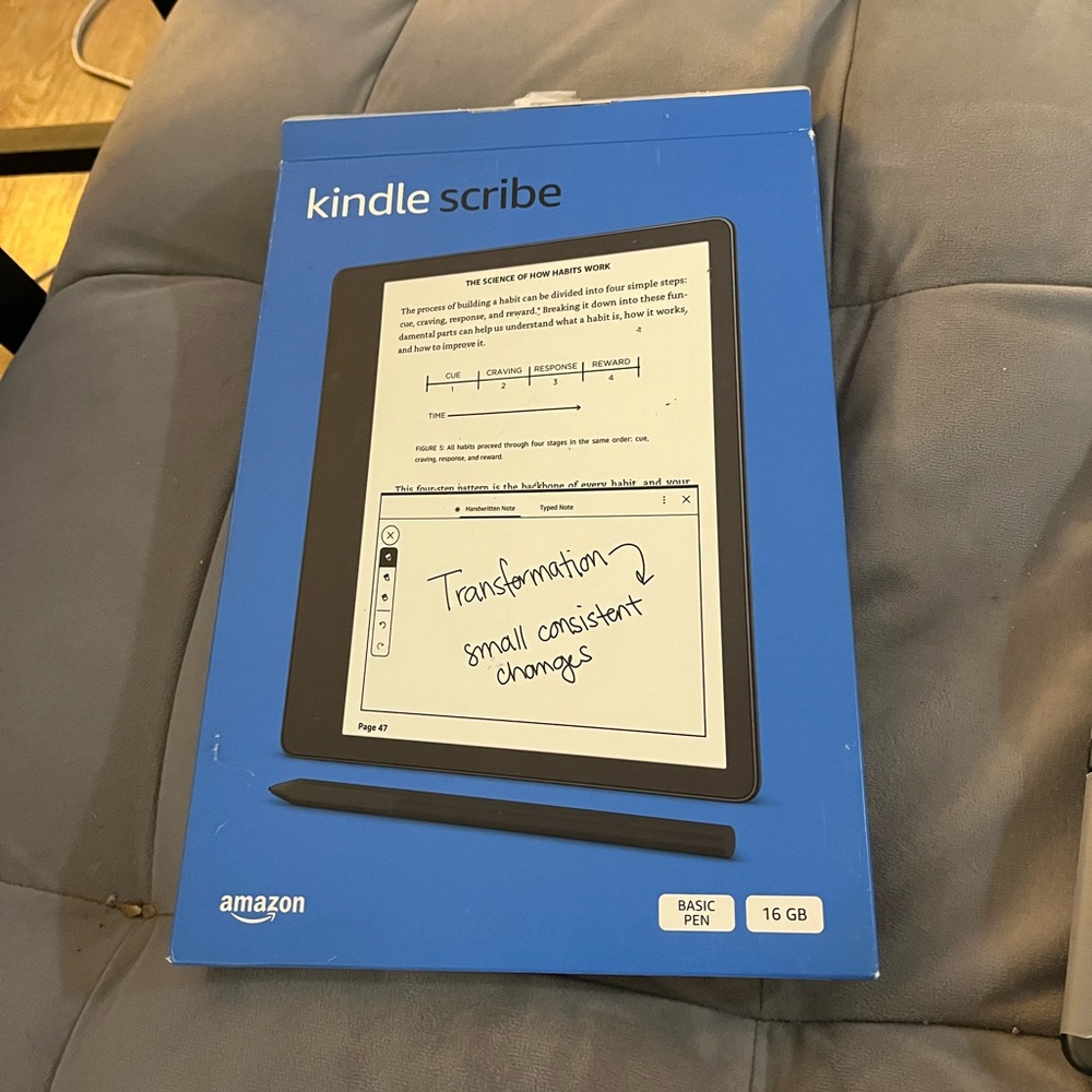 Kindle scribe in box